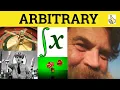 Arbitrary Meaning - Arbitrary Examples