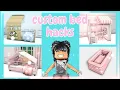 Bloxburg EASY CUSTOM BEDS new update 0 11 9 Build hacks