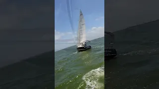 Racing on Galveston Bay Last Weekend #shorts