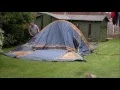 How to put up a 8 man tunnel tent on your own 1st attempt