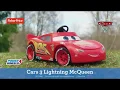 Power Wheels Disney Pixar Cars 3 Lightning McQueen Cool race car sounds phrases from the film