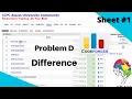 ICPC Assiut Sheet Sheet 1 Problem D Difference Exotic IT