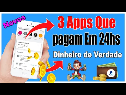 PAGOU R$ 1.035! Melhores APPS PARA GANHAR DINHEIRO de VERDADE JOGANDO 