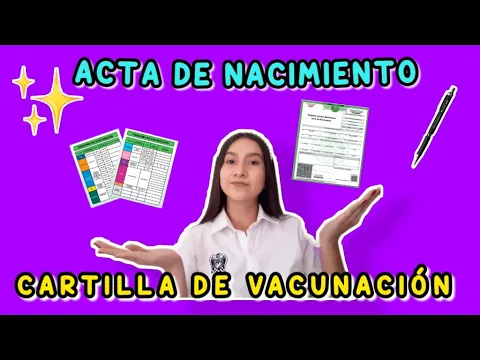 Download MP3 EL ACTA DE NACIMIENTO Y LA CARTILLA DE VACUNACIÓN
