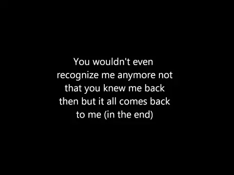 Download MP3 Linkin Park - In The End lyrics download (HD)