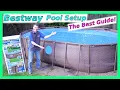 Bestway Above Ground Pool Setup Easy Setup Instructions