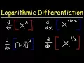 Introduction to Logarithmic Differentiation
