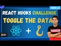 React Hook Challenge No 1 How to Toggle the Data onClick using Hook