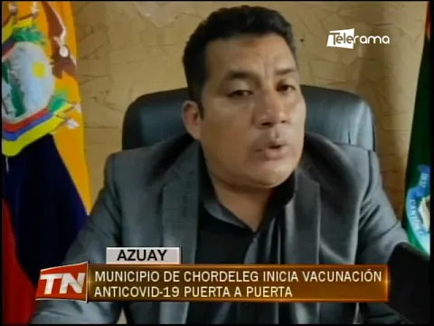Municipio de Chordeleg inicia vacunación anticovid-19 puerta a puerta