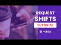 Request Shifts - Nursa App for Clinicians