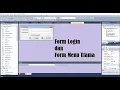 Tutorial Membuat Form Login dan Menu Utama