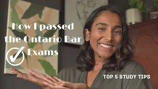 How I Studied for PASSED the Bar Exams
