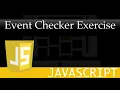 JavaScript tutorial for beginners 22 - javascript event checker fast tutorial On Point 2020
