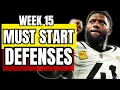 These Defenses Will DOMINATE Week 15 Of Fantasy Football
