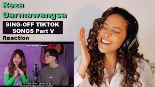 Download Reza Darmawangsa - SING OFF TIKTOK SONGS PART V  vs Mirriam Eka | REACTION!! MP3