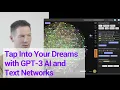 Analyze and Interpret Dreams using Visual Text Analysis GPT AI and Network Science InfraNodus