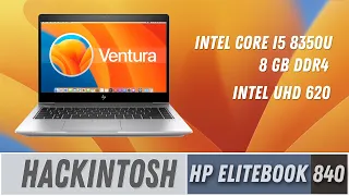 HP EliteBook 840 G5 Hackintosh Ventura How to install Hackintosh on HP EliteBook