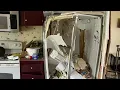 Woman s months-old refrigerator explodes significantly damaging home