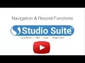Studio Suite 12 - Navigation Record Functions