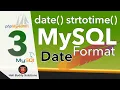 MySql Date Format Part 3 - MySql DATE