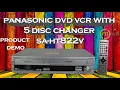 PANASONIC SA-HT822V DVD VCR COMBO CASSETTE RECORDER 5-DISC DVD CHANGER PRODUCT DEMO