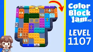Color Block Jam Level 1107 Solution Walkthrough