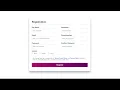 Responsive Registration Form in HTML CSS