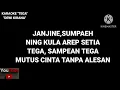 Download Lagu Karaoke+Lirik //TEGA\