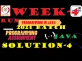 programming in java-Nptel week 4 Programming assignment 4 nptel NPTEL JAVA SOLUTION July 2021