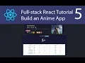 Anime App React Tutorial - Create a Container Step 5
