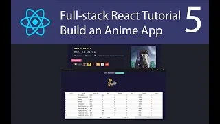 Anime App React Tutorial - Create a Container Step 5