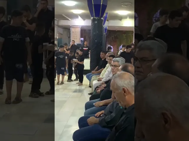 ⁣رفع راية الحزن والسواد في مسجد ال الرسول ١٤٤٥هـ