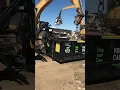 Dumpster Unloading at the Scrap Yard