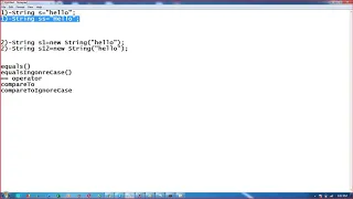 String String Handling String String Buffer String Builder String Tokenizer In Hindi - 121