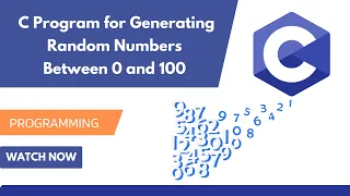 Create a Simple C Program for Generating Random Numbers 0-100 Step-by-Step Tutorial