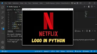 NETFLIX Logo Using Python Turtle Python Turtle Graphics NetflixIndiaOfficial Netflix