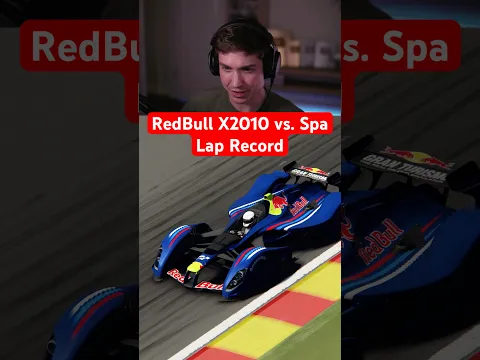 RedBull X2010 vs. Spa Lap Record