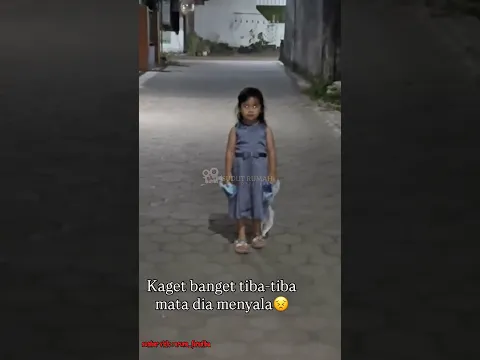 KAGET BANGET TIBA-TIBA MATANYA BERUBAH😨#trending #shorts #horror #creepy #hantu #jin