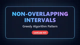 Non-Overlapping Intervals - LeetCode 435