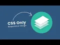 Responsive CSS Stacked Cards Hover Effects