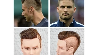 olivier giroud haircut u0026 hairstyle tutorial 2014