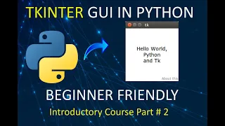 GUI in Python Using Tutorial for Beginners Add Label Event Handler Part 2