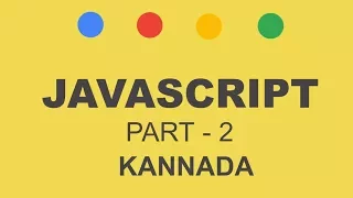 Javacript part 2 datatypes Literals Falsy Values Functions Expression Operators - Kannada