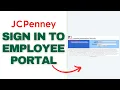 How to Sign in to JCpenny Employee Portal JCPenney Associate Kiosk Login