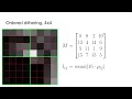 A brief discussion of Dithering
