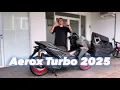 Lagu UNBOXING \u0026 MINI REVIEW Yamaha Aerox Alpha Turbo 2025