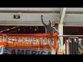 Jake Lang Displays Banner w Call for Deportations at Carowinds Amusement Park