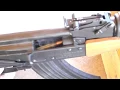 19 second AK 47 close up with dust cover off