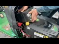 How to replace your dead battery on your John Deere Lawn Tractor Mower