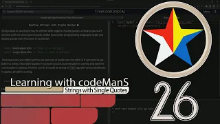 JavaScript Basic 26 Strings with Single Quotes FreeCodeCamp